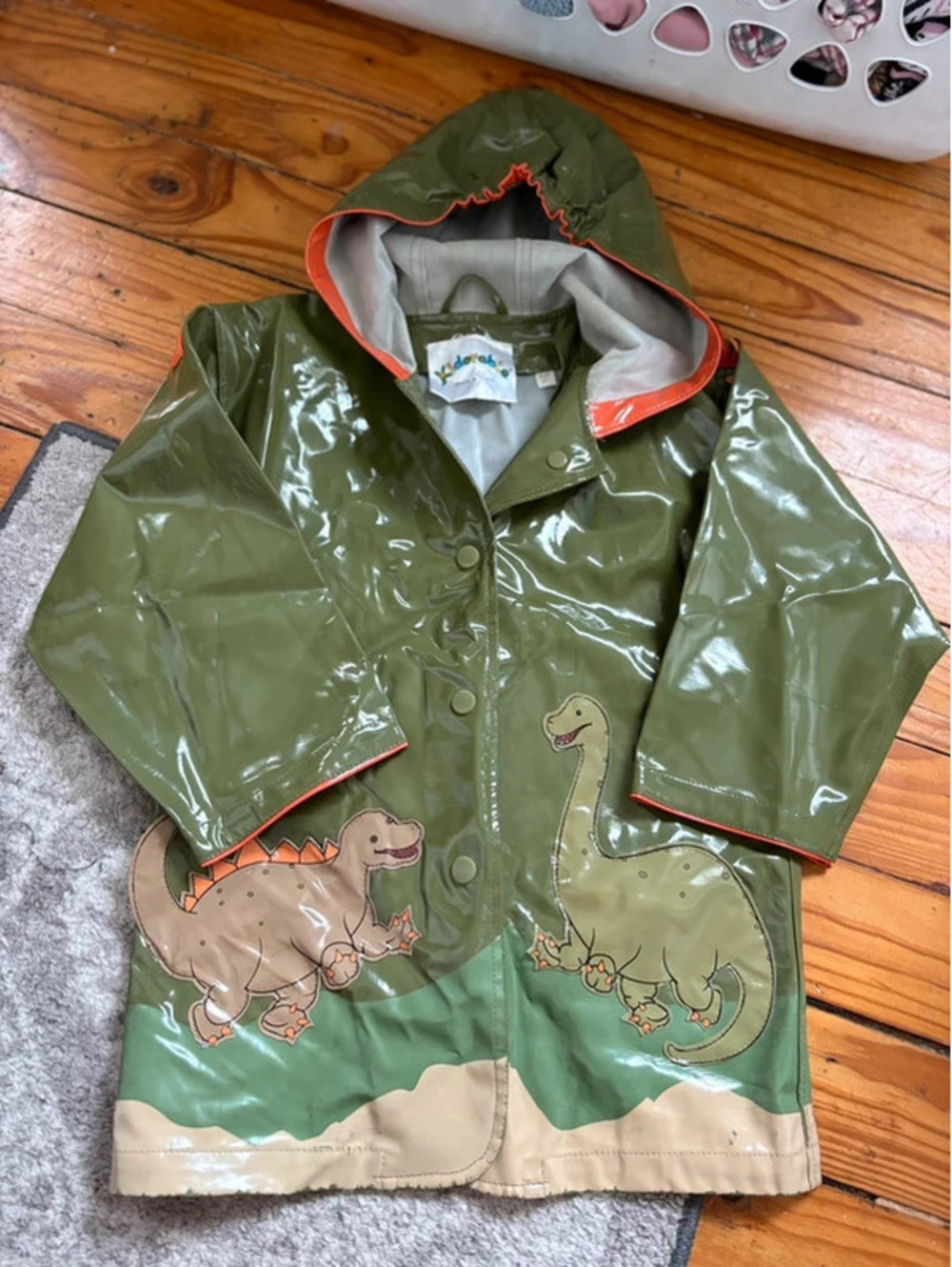 4T Kidorable Waterproof Dinosaur Raincoat